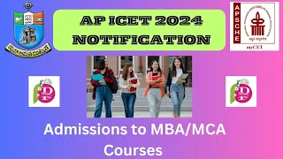 AP ICET 2024 NOTIFICATION | LAST DATE 07-04-2024 | LATEST UPDATE | PARNIKAUPDATES