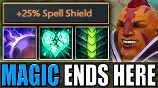 True Anti-Mage Build [75% + 25% Magic Resistance] The Magic Ends Here | Dota 2 Ability Draft