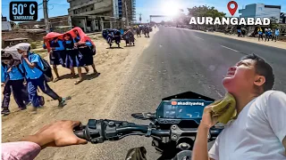 Mt15 Public Reaction 😱  || Extreme Heat Alert: 50°C Bike Ride Challenge 🥵