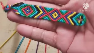 DIY bracelet arrow //diamond paano gumawa ng pulseras  easy tutorial for beginners