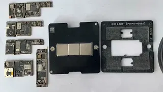 AMAOE Motherboard Middle Layer Board BGA Reballing Stencil Plant Tin Platform for iPhone