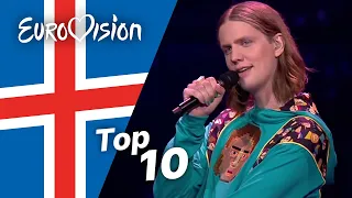 Top 10 ESC Songs Ever: Iceland  | Best Icelandic Eurovision Songs