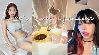 I LOST ALMOST 5 LBS in 3 days by eating like blackpink jennie 🌸🍵 blackpink jennie diet vlog