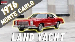 1976 Chevrolet Monte Carlo Landau, LAND YACHT | REVIEW SERIES [4k]