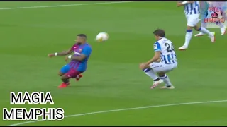 ESPECTACULAR JUGADA!! MEMPHIS DEPAY con Barcelona