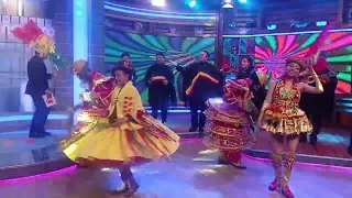 Morenada junto al Grupo Semilla en "Red Uno" - Ballet Folklórico Nueva Esperanza