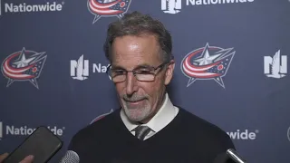 John Tortorella on the play of Sergei Bobrovsky in the CBJ net