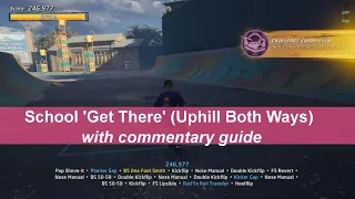 School: Hard Get There (Uphill Both Ways) WITH COMMENTARY GUIDE for Tony Hawk's Pro Skater 1+2