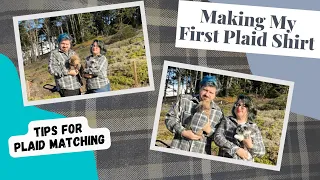 How To Make Your First Plaid Shirt & Match It Perfectly || New Look 6232 [CC]