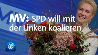 Mecklenburg-Vorpommern: SPD strebt Koalition mit der Linken an