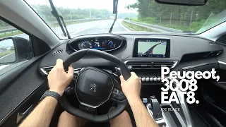 Peugeot 3008 1,5 BlueHDi 130 HP EAT8 | 4K POV Test Drive #106 Joe Black