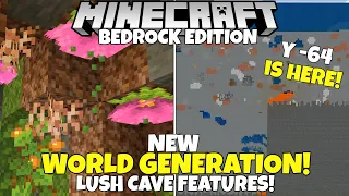 Minecraft Caves & Cliffs Beta! Deeper World Generation & Lush Cave Features! Bedrock Edition