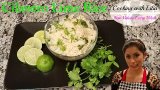 Cilantro Lime Rice - How to make Cilantro Lime Rice - Cooking with Lilia