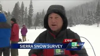 Sierra snowpack at 130% of normal