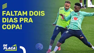 ÚLTIMO TREINO DA SELEÇÃO BRASILEIRA; ARGENTINA DESFALCADA; FIFA X CATAR | De Placa (18/11/22)