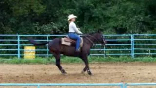 Emily and Jack's Reining Pattern 8/7/10