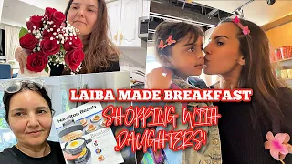 LAIBA MADE BREAKFAST | SHOPPING FOR KITCHEN ON AMAZON!