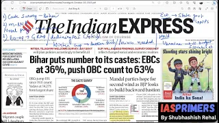 3rd October, 2023 | News Analysis by Shubhashish Rehal