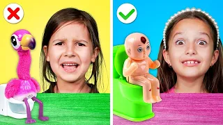 ¡MAMÁ RICA VS MAMÁ POBRE! Mejores Gadgets De Crianza vs Juguetes DIY Gratis - Momentos Divertidos