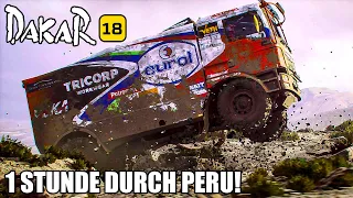 DAKAR 18 Let's Play Deutsch #3: 1 Stunde durch Peru! | Dakar 2018 Gameplay German
