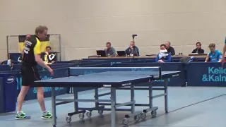 Alexander Flemming vs Tomas Polansky Czech TV Hilpoltstein vs Saarbruecken II 20171203 Table Tennis