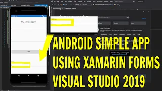 HOW TO CREATE ANDROID SIMPLE APP USING XAMARIN FORMS | VISUAL STUDIO 2019