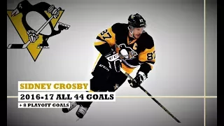 Sidney Crosby (#87) ● ALL 44 Goals 2016-17 Season + 8 Playoff Goals (HD)