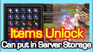 Items Unlock !! These can put in Server Storage now / Dragon Nest Korea (2023 August)