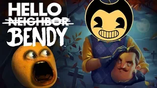 HELLO BENDY! (Hello Neighbor + Bendy Mashup!) [Annoying Orange}