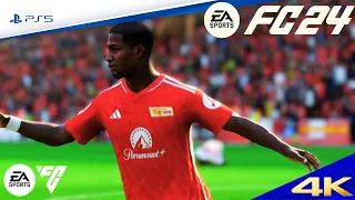 FC24 - Union Berlin VS VFB Stuttgart | Bundesliga |  PS5™ [4K HDR] |4K 60FPS HDR]