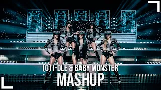 (G) I-DLE & BABY MONSTER | SUPER LADY, TOMBOY & BATTER UP Mashup