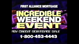 First Alliance Mortgage Easy Credit Mortgage Sale  Commercial 1998