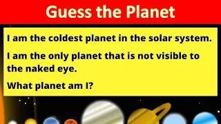 Eight Planets of Solar System | Easy Planet Quiz | Guess the Planets Name from the Clue