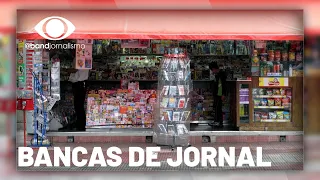 Tradição: Bancas de jornal tentam sobreviver em SP