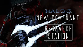 Halo 3 New Covenant | Research Station | Full Playthrough (Mission Three)