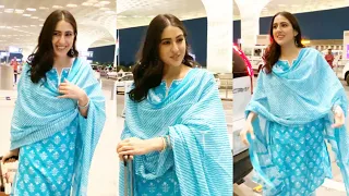 Sara Ali Khan spotted at Mumbai airport 💃📷 🔥