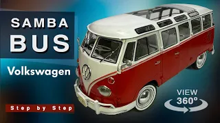 Building Vokswagen T1 Samba bus | Revell model kit Step by step
