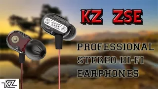 KZ ZSE Professional Stereo HiFi Earphones || Unboxing