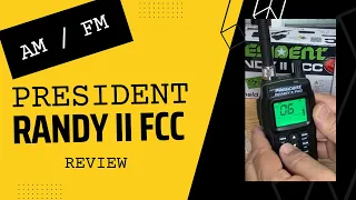 Randy II FCC - First FCC Approved AM/FM Handheld CB Radio  Review