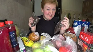 Посылка 🎁 от ПОДПИСЧИЦЫ 🥰 из Сибири ☃️ Закупка продуктов 🛒 на 1800 Распаковка и обзор