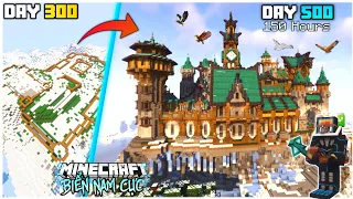 500 NGÀY SINH TỒN TRONG MINECRAFT BIỂN NAM CỰC - TÔI XÂY DỰNG LÂU ĐÀI MÙA ĐÔNG