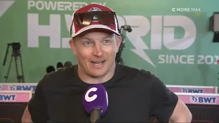 Kimi Räikkönen's last interview for Finnish TV in Abu Dhabi GP 2021 #KiitosKimi