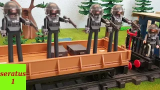 Der Zugüberfall Playmobil Film seratus1 stop motion SEK