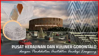 Animasi Tugas Akhir Arsitektur Perancangan Pusat Kerajinan & Kuliner Gorontalo