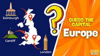 Guess The Capital City of The European Countries🌏🚩| Geography Quiz | Quiz Show