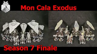 Star Wars Armada "Mon Cala Exodus" Empire vs Rebel 800 points - ION Radio Battle Report