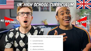 American Reacts to REAL British High School Curriculum