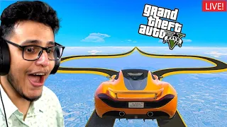 ULTIMATE GTA 5 PARKOUR STUNT RACES🔴!!