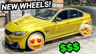 NEW $4000 WHEELS FOR BMW F80 M3!!!! *REVEAL*