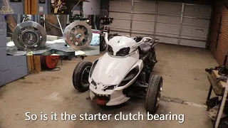 2009 - 2014 Can-Am Spyder Rs Starter Clutch Bearing Replacement. Will it run.